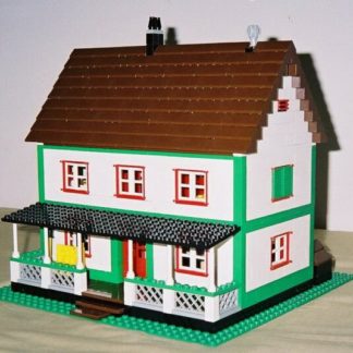 lego OLD RUSTIC MANSION instructions PDF LDD and  Inventory List 3442 pieces 